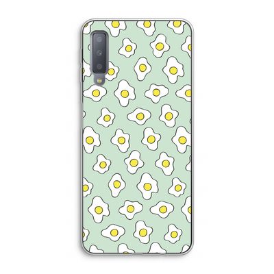 Spiegeleitjes: Samsung Galaxy A7 (2018) Transparant Hoesje