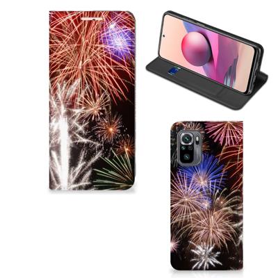 Xiaomi Redmi Note 10 4G | 10S | Poco M5s Hippe | Standcase | Vuurwerk