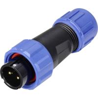 Weipu SP1310 / P 2 I Ronde connector Stekker, recht Totaal aantal polen: 2 Serie (ronde connectoren): SP13 1 stuk(s)