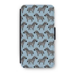 Zebra: iPhone XS Flip Hoesje