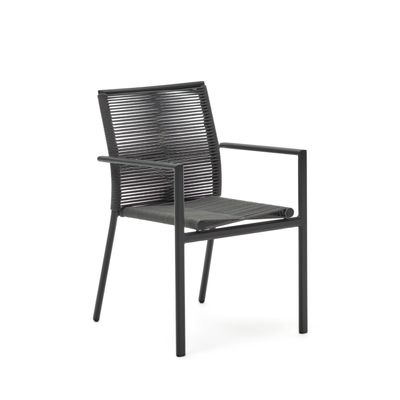 Kave Home Culip tuinstoel Zwart