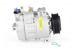 Compressor, airconditioning NISSENS, Spanning (Volt)12V, u.a. für VW