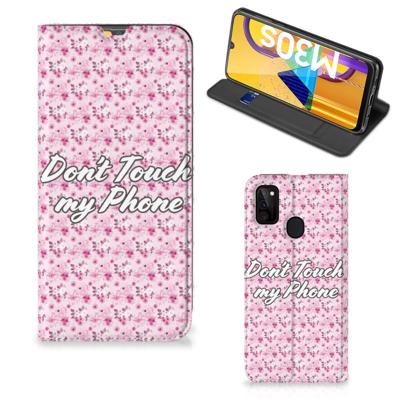 Samsung Galaxy M30s | M21 Design Case Flowers Pink DTMP Samsung Galaxy M30s | M21 Design Case Flowers Pink DTMP