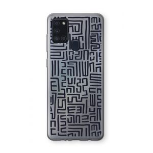 Moroccan Print: Samsung Galaxy A21s Transparant Hoesje