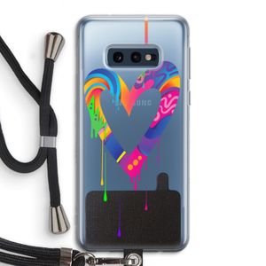 Melts My Heart: Samsung Galaxy S10e Transparant Hoesje met koord