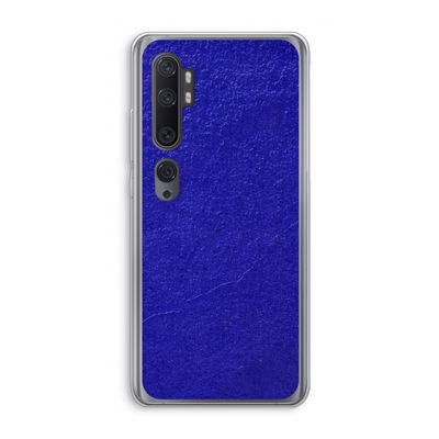Majorelle Blue: Xiaomi Mi Note 10 Pro Transparant Hoesje