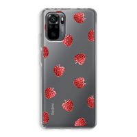 Framboosjes: Xiaomi Redmi Note 10 Pro Transparant Hoesje