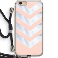 Marmeren pijlen: iPhone 6 PLUS / 6S PLUS Transparant Hoesje met koord