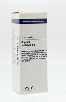 VSM Cuprum aceticum D6 (20 ml)