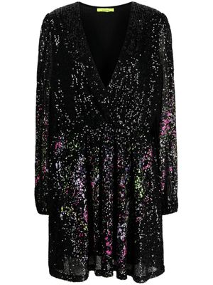 TWINSET x MYFO robe courte à sequins - Noir
