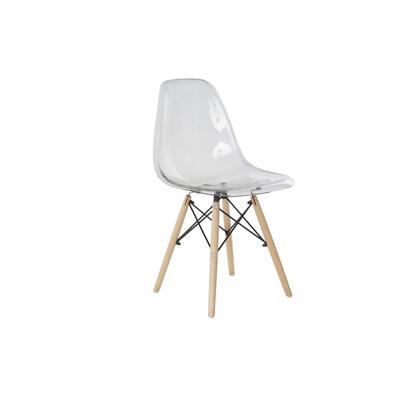 Stoel DKD Home Decor Transparant Natuurlijk 50 x 46 x 83,5 cm