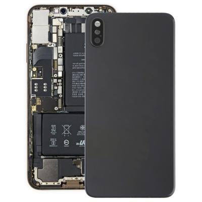 Batterij backcover met terug Camera Bezel & Lens & zelfklevende voor iPhone XS Max(Black)