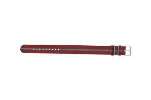 Timex horlogeband T7B913 BL Textiel Rood 20mm