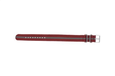 Timex horlogeband T7B913 BL Textiel Rood 20mm