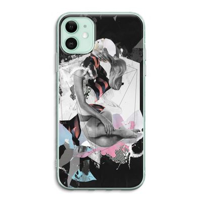 Camouflage de sommeil: iPhone 11 Transparant Hoesje