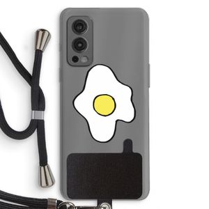 Spiegelei: OnePlus Nord 2 5G Transparant Hoesje met koord