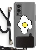Spiegelei: OnePlus Nord 2 5G Transparant Hoesje met koord