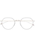 Thom Browne Eyewear lunettes de vue à monture ronde - Argent