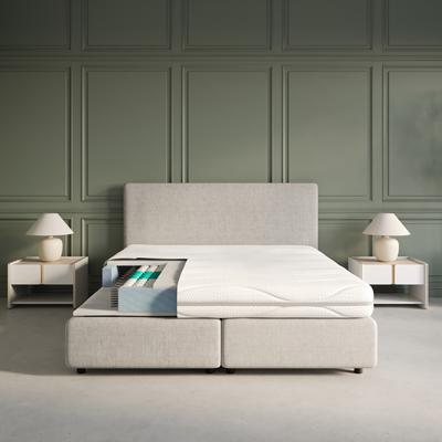 Matras Luxury Line - Pocketvering & Hybrid Koudschuim - 90x200 cm met Pocketvering & Hybride Koudschuim Kern - Van Dreamhouse - Comfort: Medium/stevig