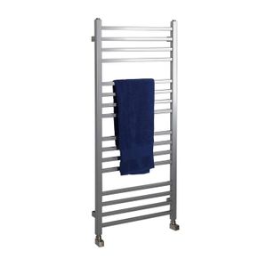 Handdoekradiator Sapho Metro Recht 60x151 cm Zilver Sapho