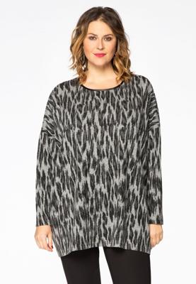 Yoek Pullover AUREL | Grijs | Maat 58/60