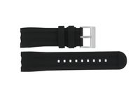 Horlogeband Nautica A17591G Rubber Zwart 24mm - thumbnail