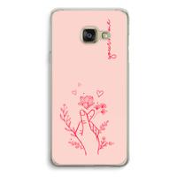 Giving Flowers: Samsung Galaxy A3 (2016) Transparant Hoesje - thumbnail