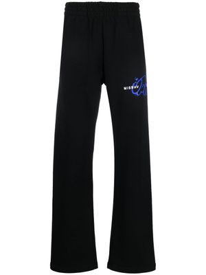MISBHV x UFO361 pantalon de jogging à logo imprimé - Noir