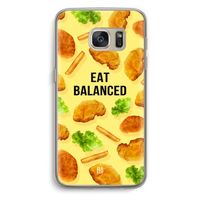 Eat Balanced: Samsung Galaxy S7 Transparant Hoesje