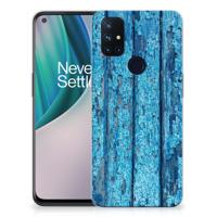 OnePlus Nord N10 5G | Bumper Hoesje | Wood Blue
