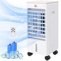 HOMCOM Mobiele Airconditioner met Luchtbevochtiging, 3 Modi & Snelheden, Timer, Wit - thumbnail