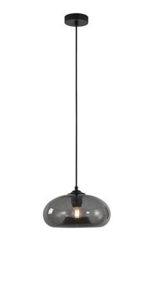 Artdelight HanglampParadise grijs glas - HL PARADISE GR