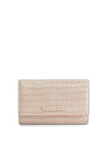 Giuseppe Zanotti pochette Wendy à effet peau de crocodile - Rose - thumbnail