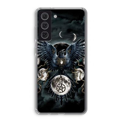Sinister Wings: Samsung Galaxy S21 FE Transparant Hoesje