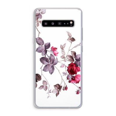 Mooie bloemen: Samsung Galaxy S10 5G Transparant Hoesje