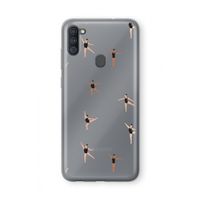 Dancing #1: Samsung Galaxy A11 Transparant Hoesje