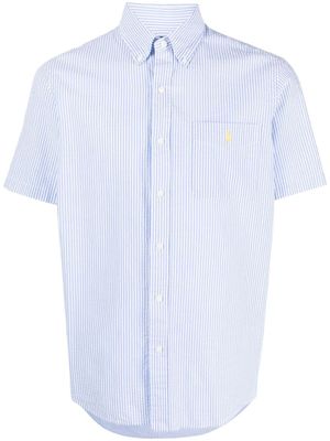 Polo Ralph Lauren chemise rayée à logo brodé - Bleu