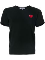 Comme Des Garçons Play t-shirt à logo cœur brodé - Noir - thumbnail