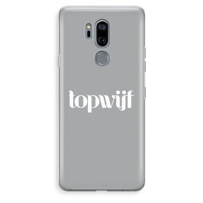 Topwijf Grijs Wit: LG G7 Thinq Transparant Hoesje