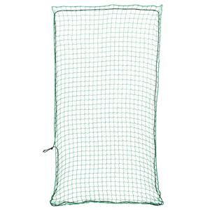 VidaXL Aanhangwagennet elastisch touw 6x3 m polypropeen groen