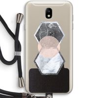 Creatieve toets: Samsung Galaxy J7 (2017) Transparant Hoesje met koord