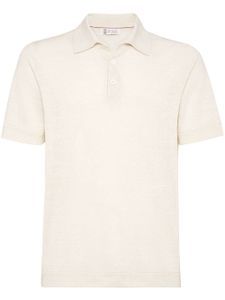 Brunello Cucinelli t-shirt à col nervuré - Tons neutres