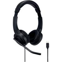 Kensington Over Ear headset Computer Kabel Zwart Noise Cancelling Headset