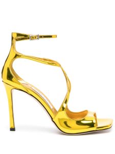 Jimmy Choo sandales Azia 95 mm en cuir - Jaune