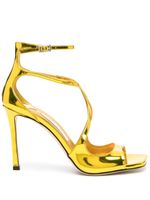 Jimmy Choo sandales Azia 95 mm en cuir - Jaune