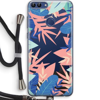 Tropisch: Huawei P Smart (2018) Transparant Hoesje met koord