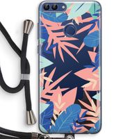 Tropisch: Huawei P Smart (2018) Transparant Hoesje met koord