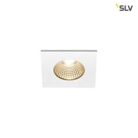 SLV Vierkante inbouwspotPatta 8cm - 7,3w - 1800-3000K wit - 1002102