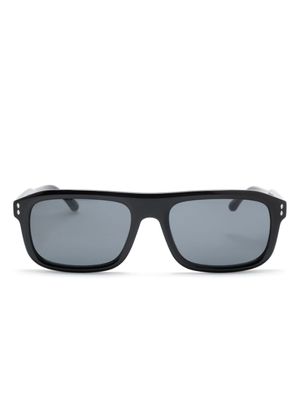 Isabel Marant Eyewear lunettes de soleil rectangulaires à logo gravé - Noir