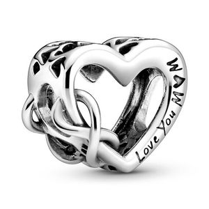 Pandora 798825C00 Bedel zilver Love You Mum Infinity Heart